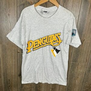 NHL Pittsburgh Penguins Vintage 90s Hockey T-Shirt Graphic Size Medium